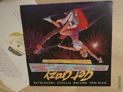 Get Crazy soundtrack lp Ranska 1983 Ramones Lou Reed