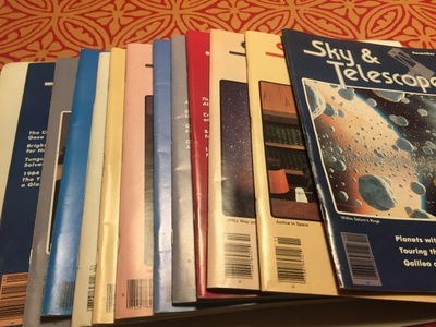 SKY AND TELESCOPE MAGAZINE VUOSIKERTA 1984 HYVÄ
