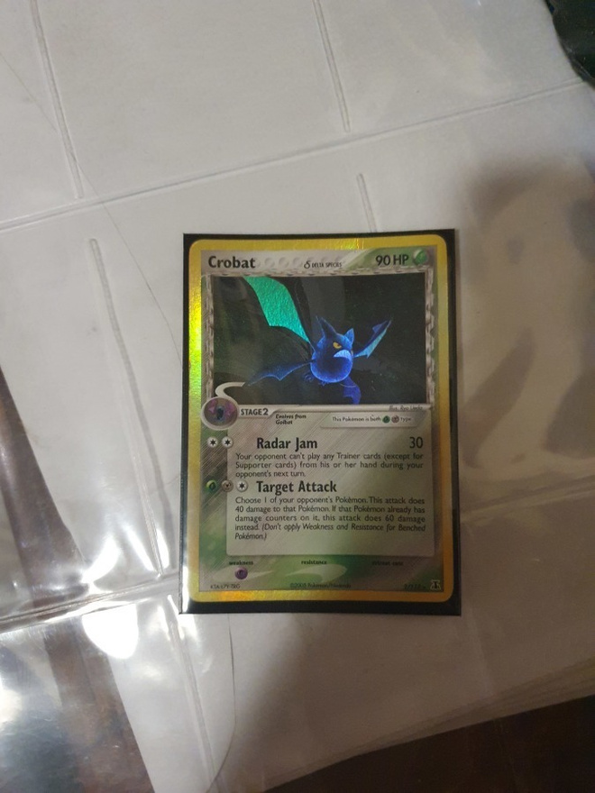Crobat 2/113 Delta Species Rare Holo card