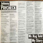 (LP) Johnny Paycheck – Mr. Hag Told My Story - pikkukuva 2