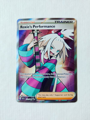 Roxie's Performance 112/086 Chaos Rising Full Art Holo Rare