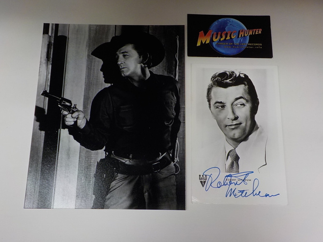 ROBERT MITCHUM NIMIKIRJOITUS + KUVA