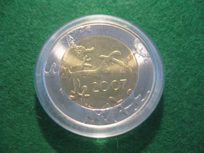 Suomi 5e juhlaraha Itsenäisyys 90 v. - 2007