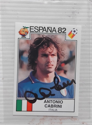 Antonio Cabrini Italia signed