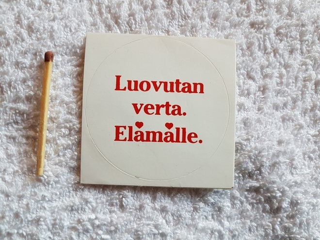 VEREN LUOVUTUS VANHA TARRA