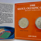 Etelä Korea Seoul 1988 Olympia Setti 1000 + 2000 won - pikkukuva 3