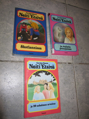 3 x neiti etsivä kirjaa ( halvalla  !!