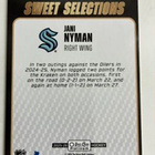 Jani Nyman 25-26 OPC Platinum #SS-14 Sweet Selections - pikkukuva 2