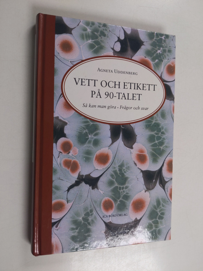 Agneta Uddenberg : Vett och etikett på 90-talet