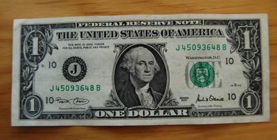 1 US Dollar 2001 George Washington