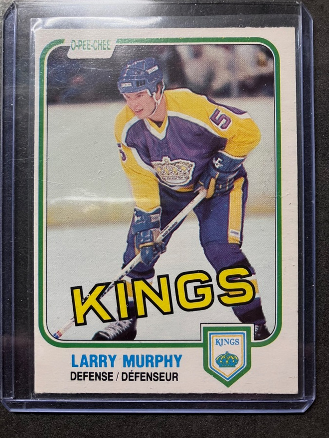 1981 Larry Murphy O-Pee-Chee  Rookie RC Kings #148
