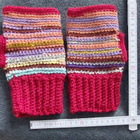 Alina´s Handmade  käsin virkatut kynsikkäät moniväri - pikkukuva 2