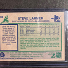 1983-84 O-Pee-Chee Steve Larmer Rookie #105 - pikkukuva 2