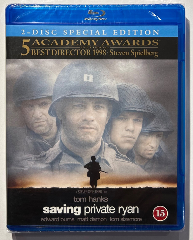 PELASTAKAA SOTAMIES RYAN - 2 Blu-ray, uusi