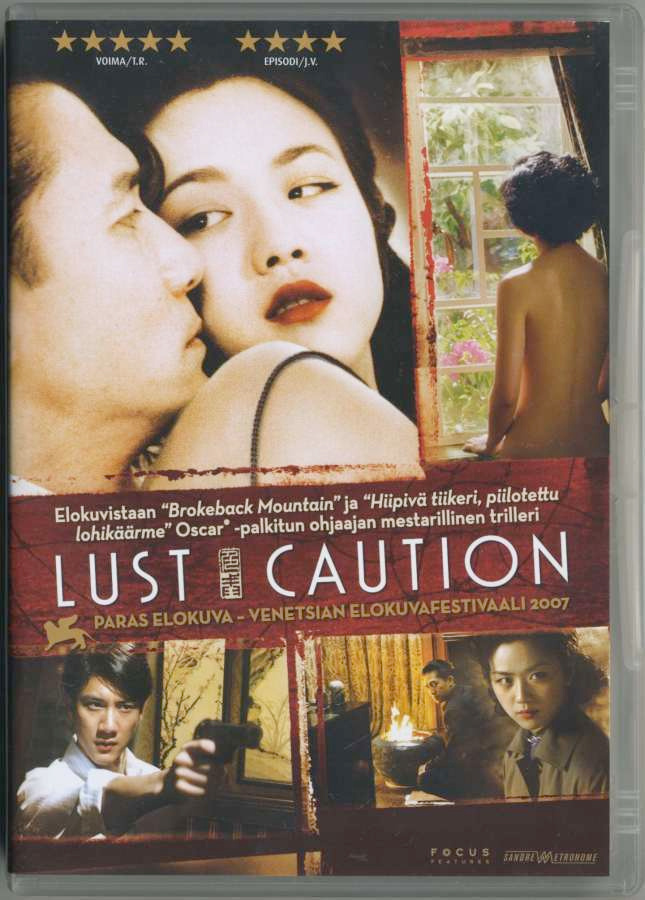 LUST, CAUTION - Suomalainen DVD 2007/2008 – Ang Lee; Sè, Jiè