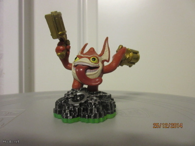 Skylanders -hahmo Trigger Happy (1st Edition)