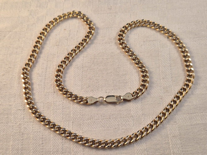 Kultaketju, 14K, 51,5 cm, 5,5 mm, 18,3 g