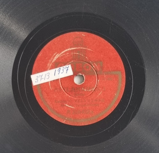 Savikiekko 1937 - Veli Lehto - Odeon A 228422