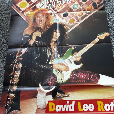 David Lee Roth ja Steve vai hieno juliste