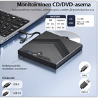 Ulkoinen CD/DVD-asema USB 3.0 + 7-in-1 Hub #31546 - pikkukuva 3