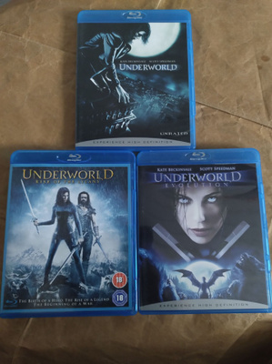Underworld 1-3 (Bluray) (3 levyä)