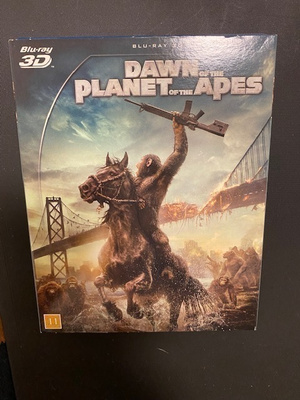 Dawn of the planet of the apes, slipcover, 3D+2D,  Blu-Ray
