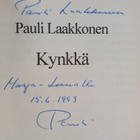 Pauli Laakkonen : Kynkkä (signeerattu, tekijän omiste) - pikkukuva 3