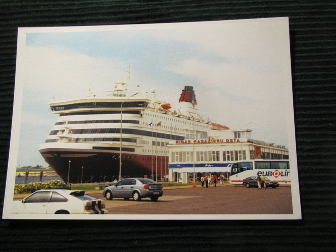 M/S Cinderella. Laivapostikortti