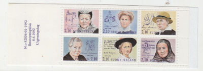 1992 Naisvaikuttajia vihko postituoreena.