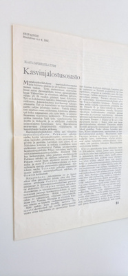 Kasvinjalostusosasto