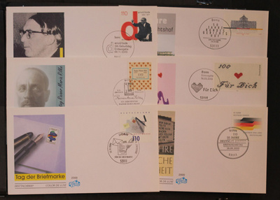 # 23740 # BRD 6 kpl FDC - 2000