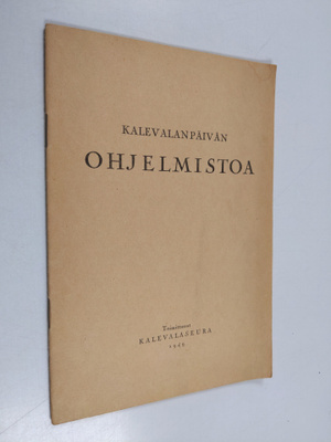 Kalevalan päivän ohjelmistoa 1949
