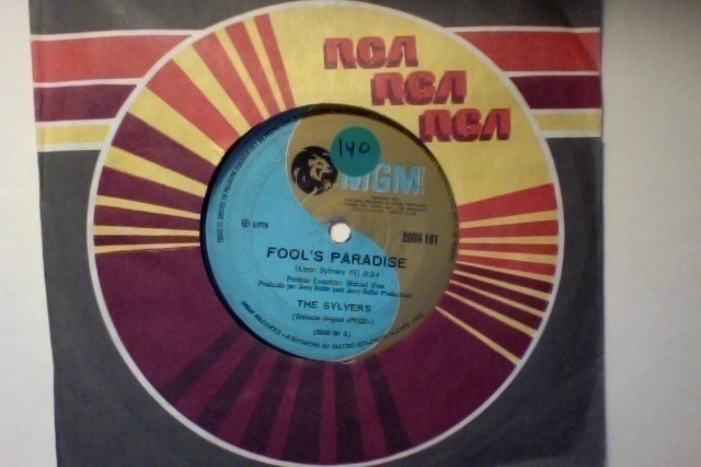 THE SYLVERS  ::  FOOL'S PARADISE  ::  RARE 7"   BRAZIL  1973