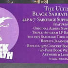 Black Sabbath: Sabotage Super Deluxe - 4LP + 7” (uusi) - pikkukuva 5