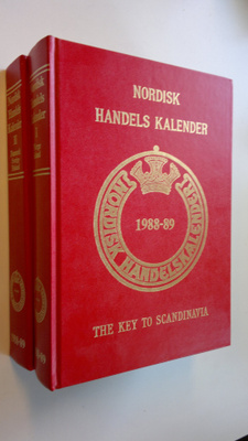 Nordisk Handels Kalender 1988-89 I-II : Norge, Island ; D...