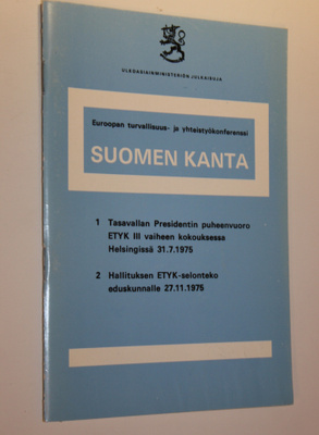 Euroopan turvallisuus- ja yhteistyökonferenssi : Suomen k...