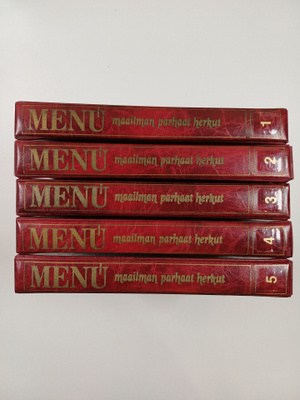 Menu vuosikerta 1977 (1-50, 5 kansiota)