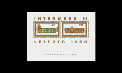 DDR 1127-8BL24 ** Leipzig 800v (1965)