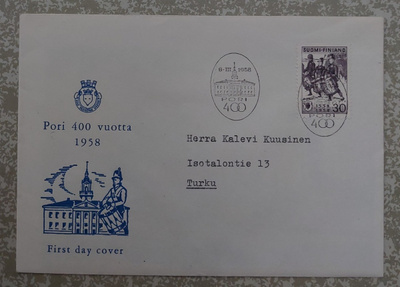 1958  Pori FDC
