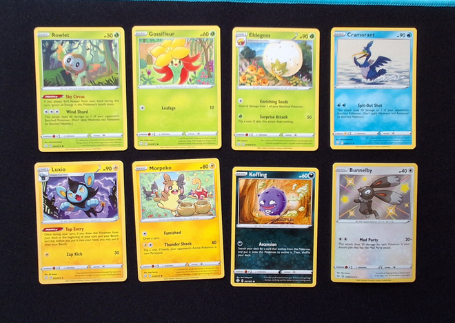 Pokemon kortit 8kpl (#115 Shining Fates)