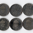 Ruotsin 1 kruunun kolikkoja 18 kpl 1969 - 2004 - pikkukuva 2