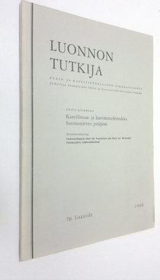 Luonnon tutkija : 70: lisänide 1966