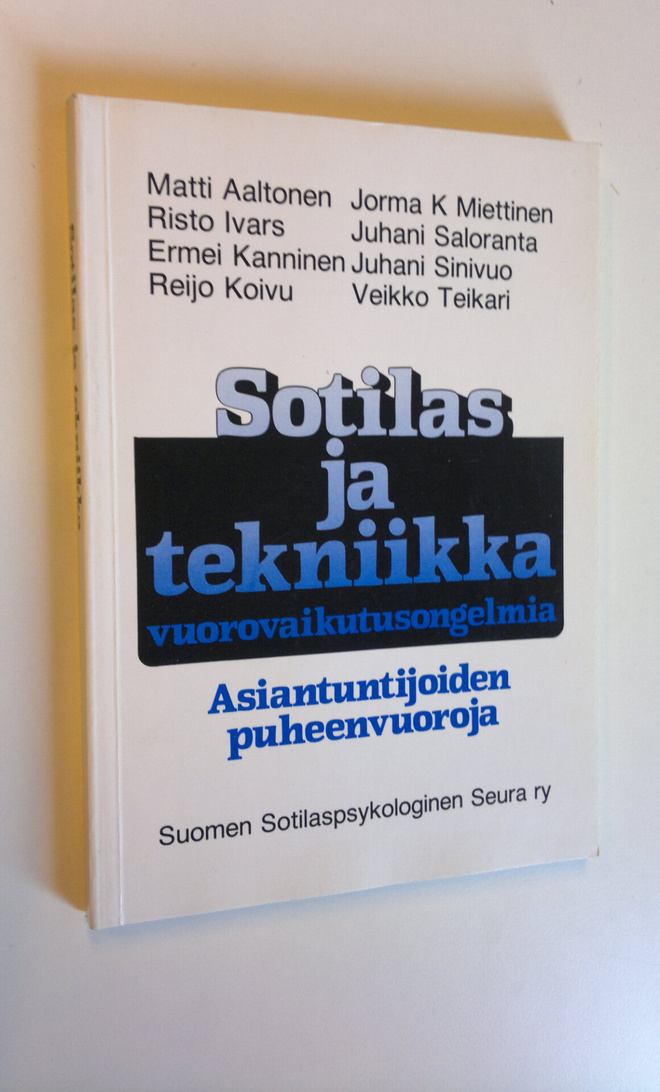 Matti ym. (toim.) Lappalainen : Sotilas ja tekniikka : vu...