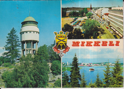 Mikkeli , vaakuna, sommitelmakortti e42