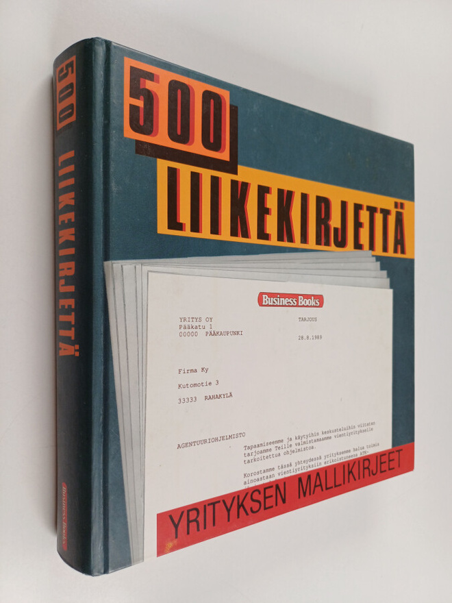 500 liikekirjettä : yrityksen mallikirjeet