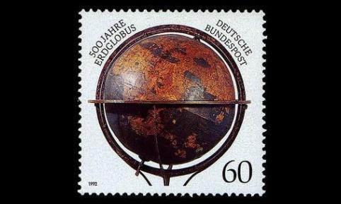Saksa 1627 ** Karttapallo 500v (1992)