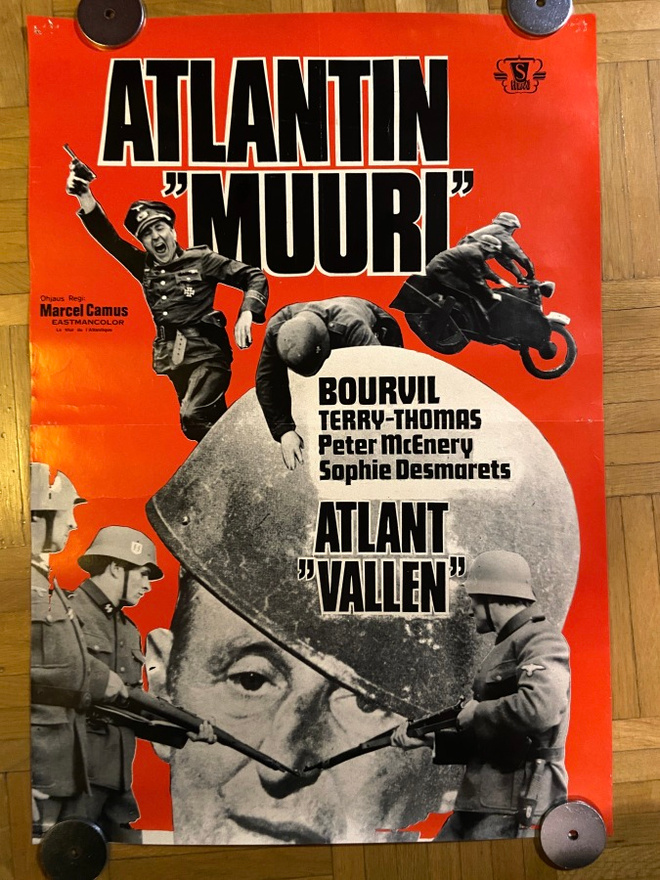 Vanha elokuvajuliste: Atlantin muuri