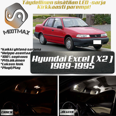 Hyundai Excel (X2) Sisätilan LED-sarja 7-osainen