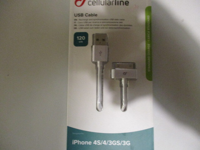 USB CABLE IPHONE 4S/4/3GS/3G