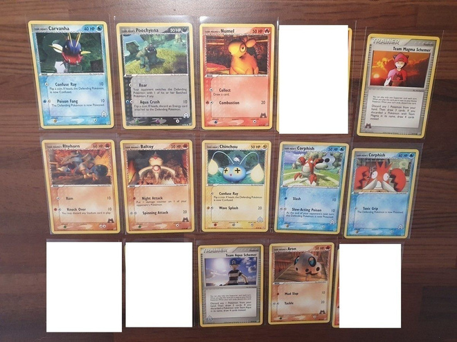 Pokemon  EX Team Magma vs Team Aqua Sarjan kortteja